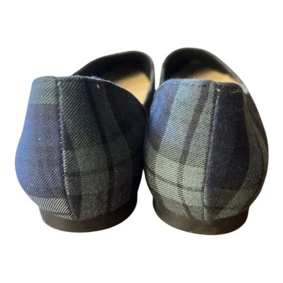 SZ 8 ISAAC MIZRAHI BLACKWATCH PLAID BALLET FLATS $10 FINAL PRICE - Picture 4 of 5